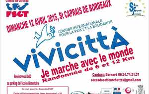 Vivicitta - Randonnée St Caprais de Bordeaux