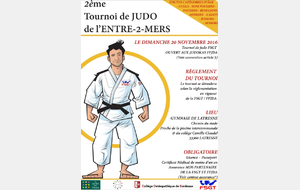 2eme Tournoi de JUDO de l'ENTRE-2-MERS