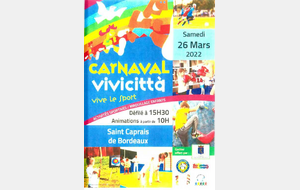 VIVICITTA ST CAPRAIS DE BORDEAUX LE 26 MARS 2022