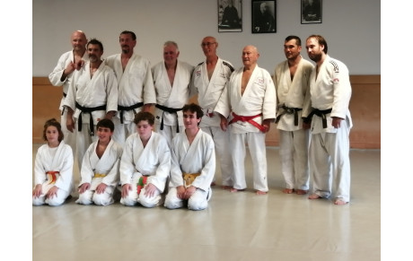 Venue d'Hanshi Hervé Navarro, 9 ème DAN du Dojo de France