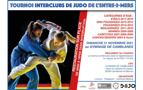6eme TOURNOI DE L'ENTRE DEUX MERS