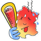 En raison de la canicule ...